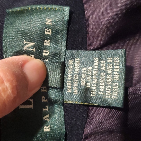 Lauren Ralph Lauren Navy Jacket Women 12 - Picture 6 of 11